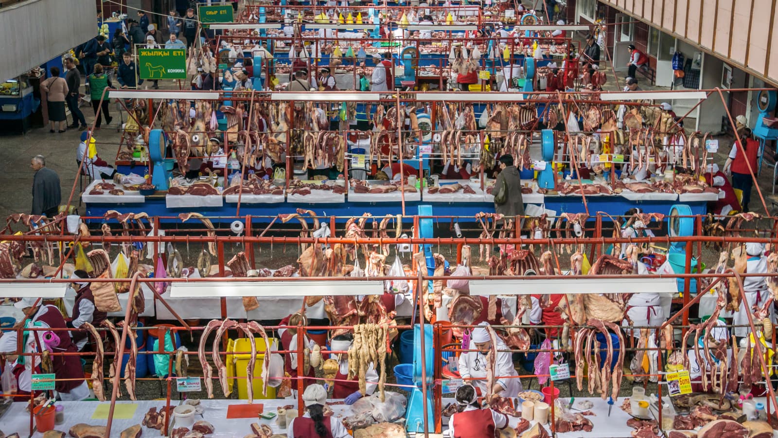 Алматинский зеленый базар